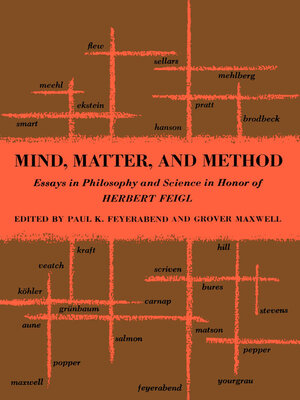 cover image of Mind, Matter, and Method